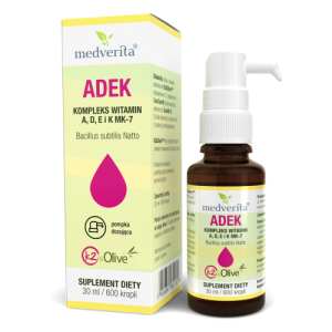 ADEK - kompleks witamin A, D, E i K MK-7 - krople 30 ml