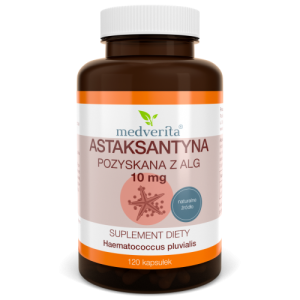 Astaksantyna pozyskana z alg 10 mg - 120 kapsułek