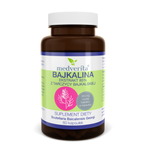 Bajkalina 85% ekstrakt z tarczycy bajkalskiej - 60 kapsułek