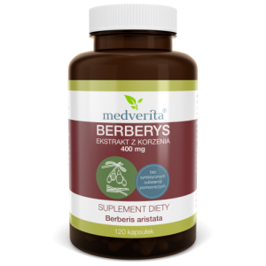 Berberys ekstrakt z korzenia 400 mg - 120 kapsułek