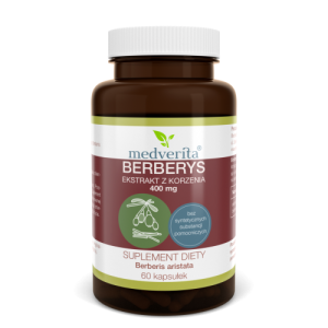 Berberys ekstrakt z korzenia 400 mg - 60 kapsułek