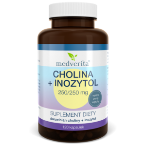 Cholina + Inozytol 250/250mg - 120 kapsułek