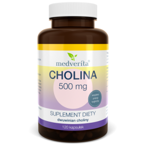 Cholina 500mg - 120 kapsułek
