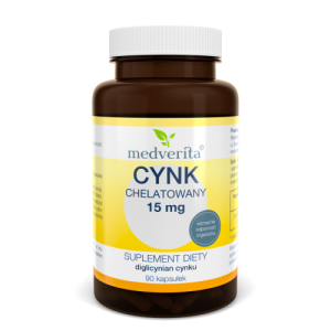 Cynk Chelatowany 15mg - 90 kapsułek