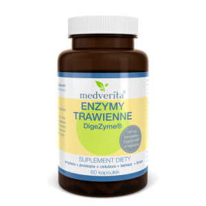 Enzymy Trawienne DigeZyme® 140mg - 60 kapsułek