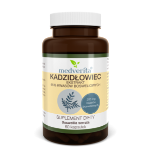 Kadzidłowiec Boswellia serrata 65% kwasów bosweliowych - 60 kapsułek