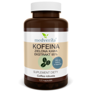 Kofeina zielona kawa ekstrakt 95% - 120 kapsułek