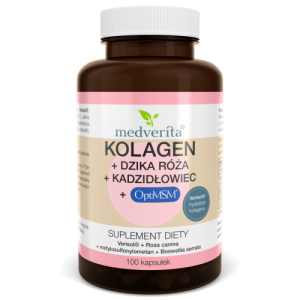 Kolagen Verisol® + Dzika Róża + Kadzidłowiec + OptiMSM® - 100 kapsułek