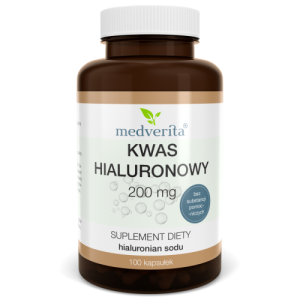 Kwas hialuronowy 200 mg - 100 kapsułek