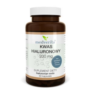 Kwas hialuronowy 200 mg - 50 kapsułek