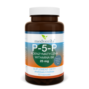 P-5-P 25 mg koenzymatyczna witamina B6 - 60 kapsułek