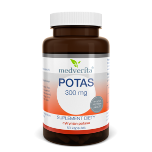 Potas cytrynian potasu 300 mg - 60 kapsułek