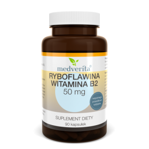 Ryboflawina Witamina B2 50mg - 90 kapsułek