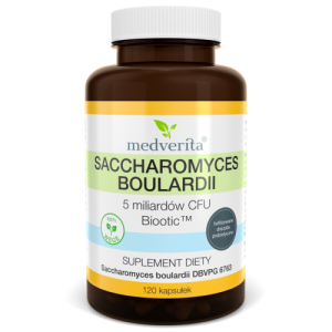 Saccharomyces boulardii Biootic™ 5 miliardów CFU - 120 kapsułek