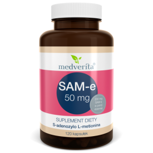 SAM-e 50 mg - 120 kapsułek