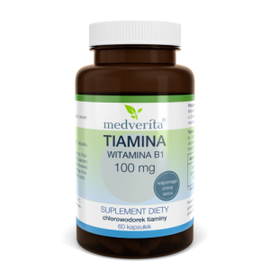 Tiamina 100 mg Witamina B1 - 60 kapsułek