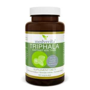 Triphala ekstrakt 40% tanin - 60 kapsułek
