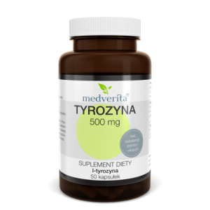 Tyrozyna L-tyrozyna 500 mg - 50 kapsułek