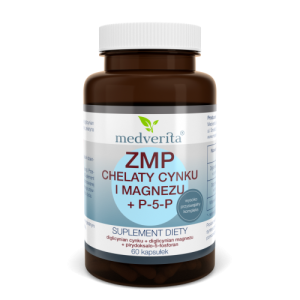 ZMP chelaty Cynku i Magnezu + P-5-P - 60 kapsułek