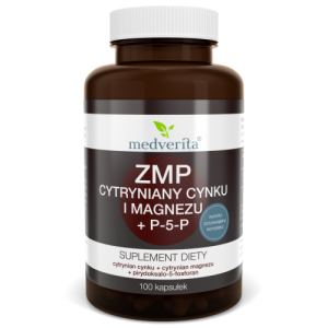 ZMP Cytryniany Cynku i Magnezu + P-5-P - 100 kapsułek