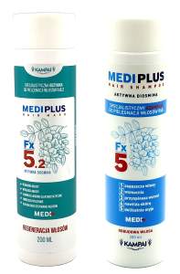 Szampon  MediPlus Fx5 200 ml   + Odżywka MediPlus Fx5.2 200 ml