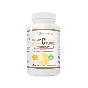 Witamina C Complex Junior 200mg + rutyna tabletki do ssania o smaku pomarańczowym 120 tabletek