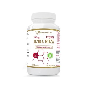 Dzika Róża 70% Naturalna Witamina C 120 Kapsułek Produkt Vege