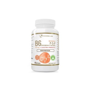 Witamina B6 P-5-P 50mg Koenzymatyczna + Inulina 60 kapsułek dla Wegan