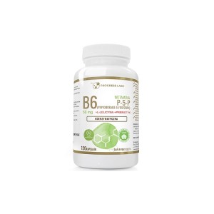 Witamina B6 P-5-P 50mg Koenzymatyczna + Inulina 120 kapsułek dla Wegan
