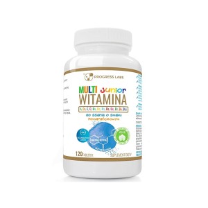 Multiwitamina Junior Witamina B COMPLEX + ADEK + Wit C DO SSANIA 120 tabletek