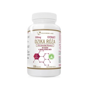 DZIKA RÓŻA 70% NATURALNA WITAMINA C DO SSANIA PRODUKT VEGE 120 tabletek