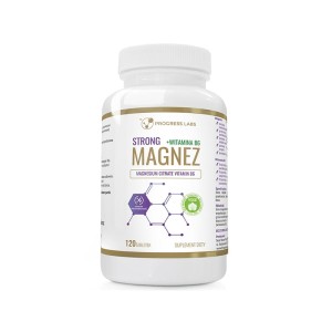 Magnez Strong+ Witamina B6 Forte Skurcze Stres Wysoka Dawka Produkt Wege 120 Tabletek
