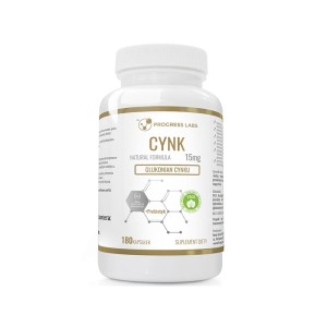 Cynk Glukonian Cynku 15mg + Prebiotyk Produkt Vege 180 Kapsułek