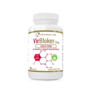 CYNK CHELATOWANY 15mg VIRBLOKER do ssania 60 Tabletek