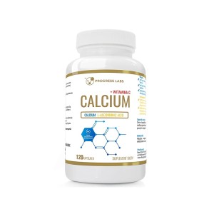 Calcium Wapń 800mg, Witamina C 200mg 120 Kapsułek