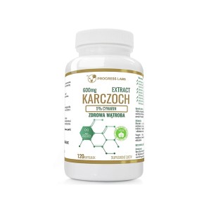 Karczoch Extract 600mg 5% Cynarin Produkt Vege 120 Kapsułek