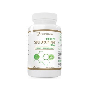 Sulforafan 500µg Ekstrakt z kiełków Brokułu + PREBIOTYK PRODUKT VEGE 60 kapsułek