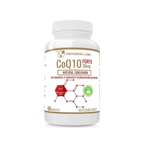 KOENZYM Q10 30mg NATURALNY UBICHINON DO SSANIA DZIĄSŁA ZĘBY 60 tabletek