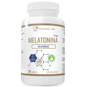 Melatonina 5mg DOBRY SEN ZDROWY SEN 30 tabletek Produkt Vege