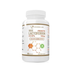 LAKTOFERYNA 100mg LFS 95% MAX COMPLEX ODPORNOŚĆ + PREBIOTYK 60 kapsułek