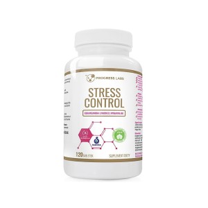 STRESS CONTROL Ashwagandha + Magnez + Witamina B6 120 tabletek