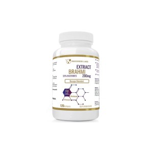Brahmi Bacopa Monnieri 200mg Ekstrakt 20:1 50% Bakozydów 120 kapsułek