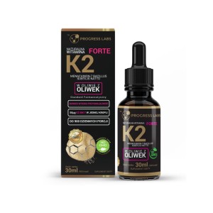 Naturalna Witamina K2 MK-7 z Natto Forte w Kroplach 30ml Dla Wegan