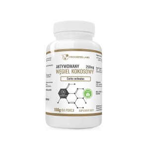 WĘGIEL KOKOSOWY AKTYWOWANY 100% PURE POWDER 150g PRODUKT VEGE