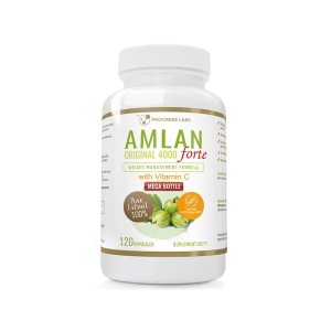 Amlan Original Forte 4000mg Agrest Indyjski 120 kapsułek Mega Bottle
